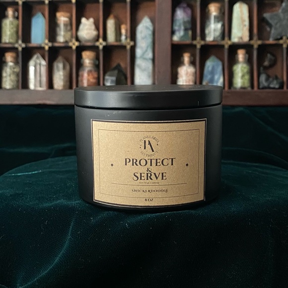 Protect & Serve Crystal Candle - Picture 2 of 3